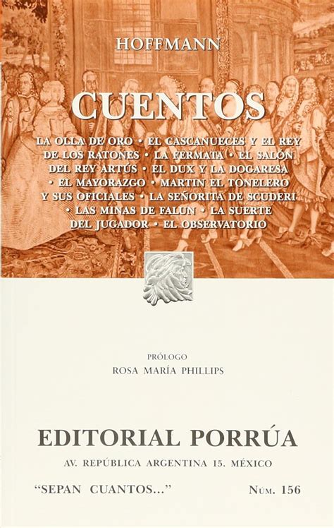 Cuentos Coleccion Sepan Cuantos 156 Spanish Edition HOFFMANN