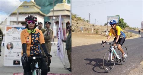 Mother Of Two From Pune Set Guinness Record By Cycling From Leh To Manali In Less Than 56 Hours