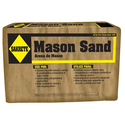 Sakrete 50 Lb Dry Mason Sand At