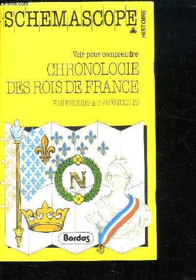 VOIR POUR COMPRENDRE Chronologie Des Rois De France Empereurs Et