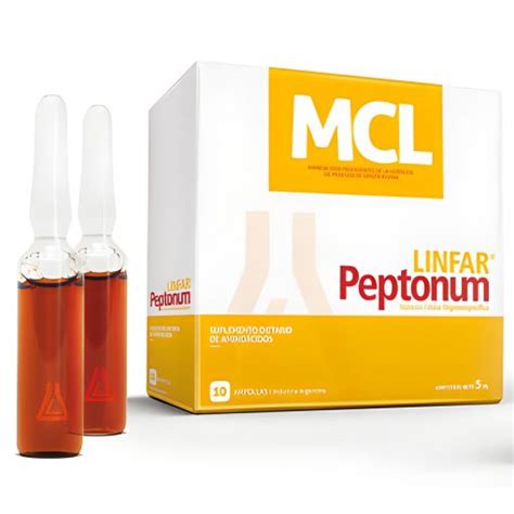 Peptonas MCL Linfar Caja De 10 Viales De 5ml Medavit