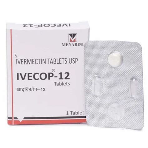 Menareni Ivecop 12mg Tablet At Rs 150 Strip Ivermectin Tablets In