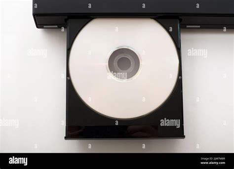 open dvd player stock photo alamy
