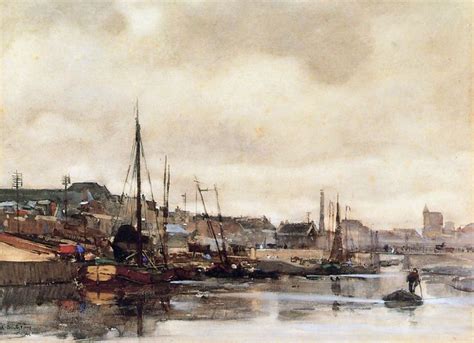 Arntzenius Floris Haringkade In Scheveningen Seascape Paintings