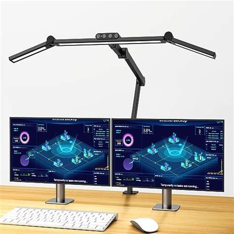 Bravzurg Lampe De Table Led Avec Pince Cm W Puissante Super Longue