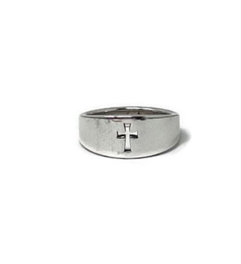 James Avery Sterling Silver Crosslet Cut Out Cross Ring Band W Ja Box