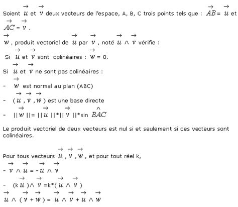 Exercice De Calcul Vectoriel 1ère Mathématiques