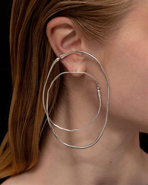 Hope Double Hoop Earrings Mara Paris