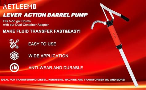 Amazon Lever Action Barrel Pump Oz Per Stroke Barrel Hand Pump