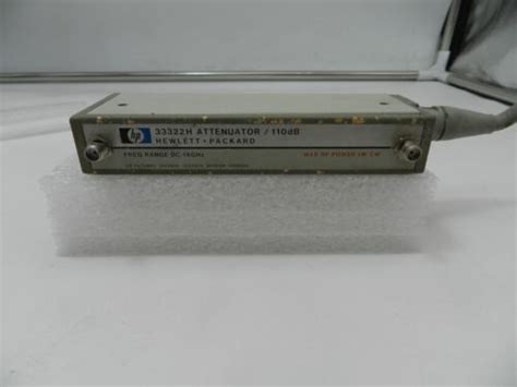 AGILENT HP 33322H ATTENUATOR 0 To 110dB DC To 18GHz EBay