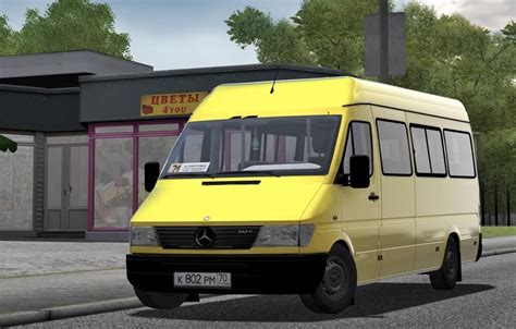 Mercedes Benz Sprinter D City Car Driving