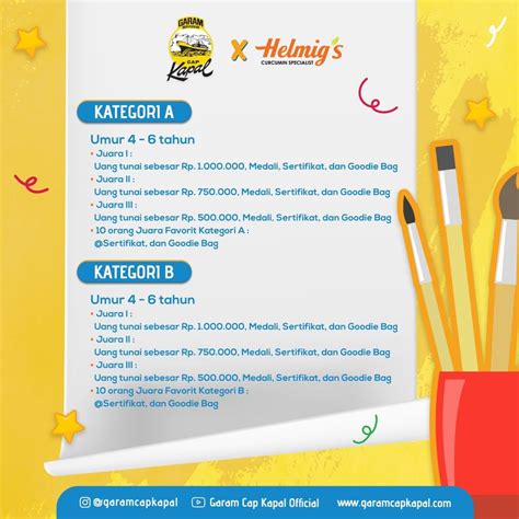Lomba Mewarnai Anak Indonesia Sehat Hadiah Uang Medali Sertifikat Dll