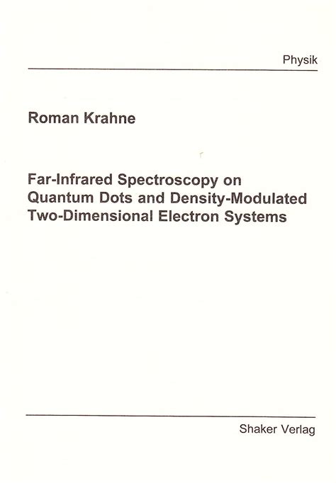 Amazon Far Infrared Spectroscopy On Quantum Dots And Density