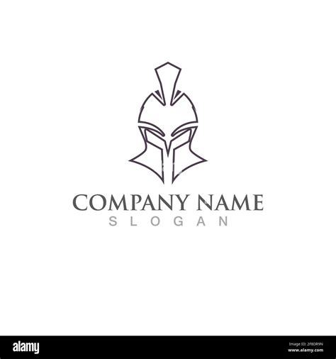 gladiator mask  helmet logo  symbol vector stock vector image