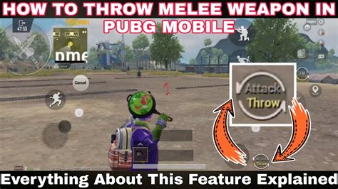 How To Throw Melee Weapons In Pubg Mobile How To Throw Pan In Pubg