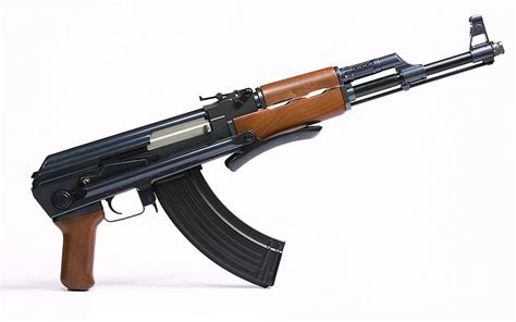 HD Wallpaper Black And Brown AK 47 Rifle Background Machine