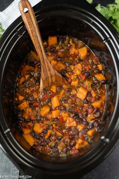 Crock Pot Sweet Potato Black Bean Chili Sweet Potato Black Bean Chili