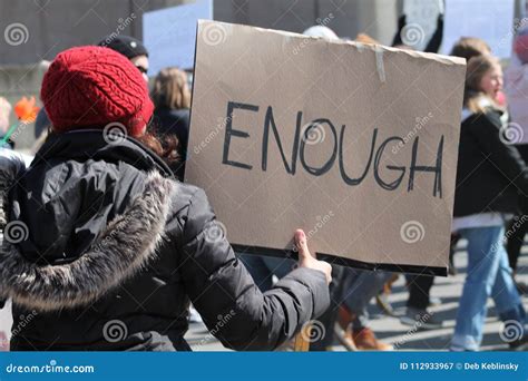 March For Our Lives Rally Worcester Ma March 2018 Editorial