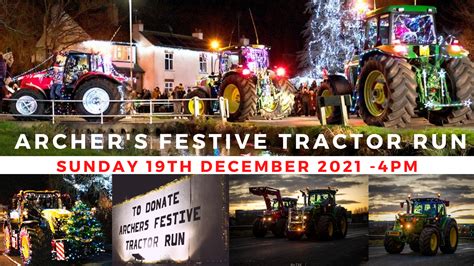 Archers Festive Charity Tractor Run Hfm