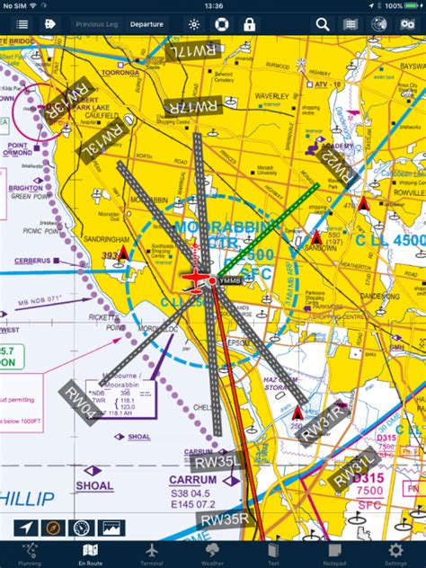 Runway Centreline Extensions Avplan Efb Electronic Flight Bag