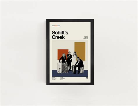 Schitts Creek Inspired Poster Movie Poster Minimalist Etsy