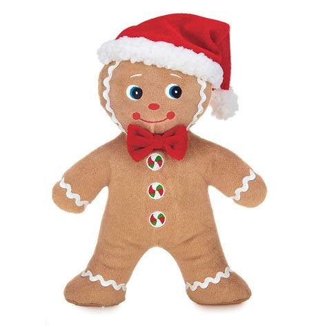 Bearington Jolly Ginger Holiday Plush Stuffed Animal Gingerbread Man