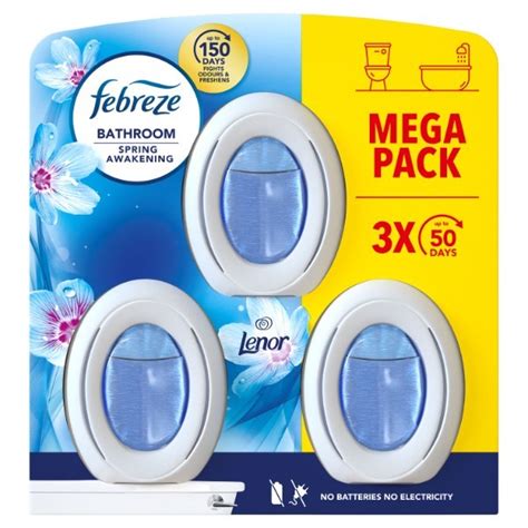 Febreze Air Freshener Lenor Spring Awakening Triple Pack Savers