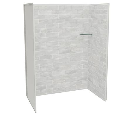 Utile Composite Direct To Stud Three Piece Alcove Shower Wall Kit