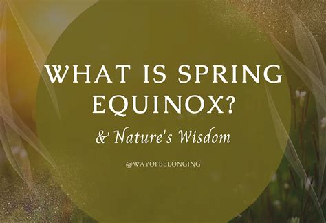 What Is Spring Equinox