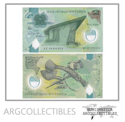 Papua Nueva Guinea Billete Kina Unc Polimero Argcollectibles