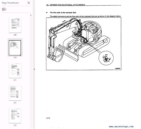 Komatsu Hydraulic Excavator PC128US 1 Set Of PDF Manual