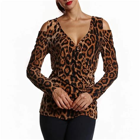 Buy Feitong 2018 Sexy Womens Leopard Print T Shirt