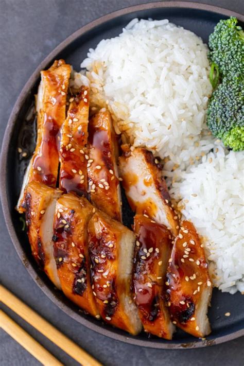 Grilled Teriyaki Chicken - Momsdish