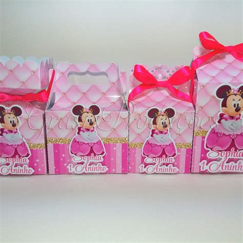 Kit Festa Minnie Princesa Rosa 110 Itens Elo7