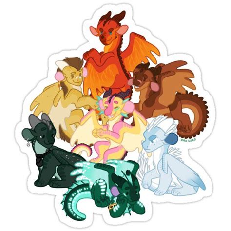 Jade Winglet Wof Wings Of Fire Sticker By Studio Maverick Wings Of