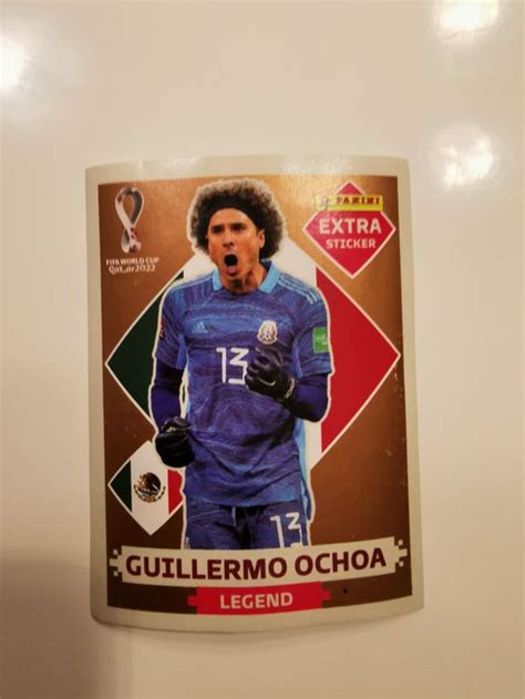 Panini Wm Extra Sticker Guillermo Ochoa Bronze Edition Comprare