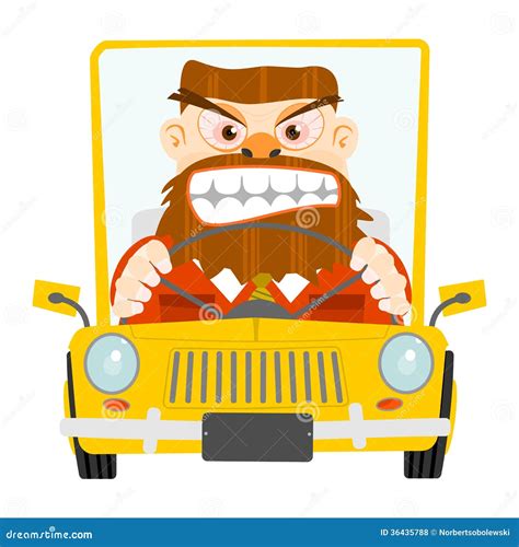 Road rage. stock illustration. Image of alibi, angry - 36435788