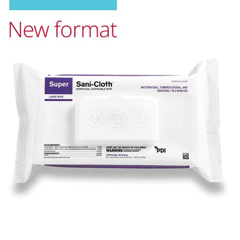 Pdi Healthcare Launches Super Sani Cloth® Wipes In A New Portable Package We Are Pdi