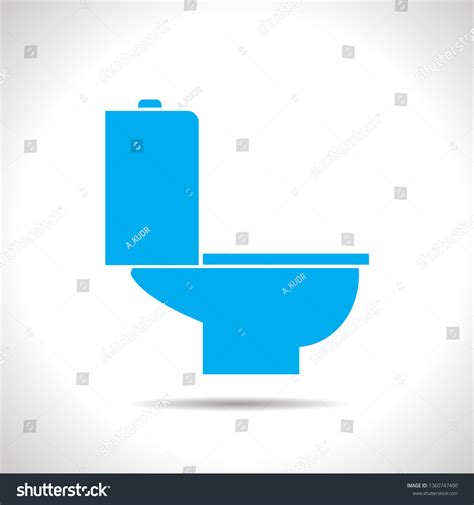 Toilet Bowl Illustration Restroom Vector Icon Vector De Stock Libre