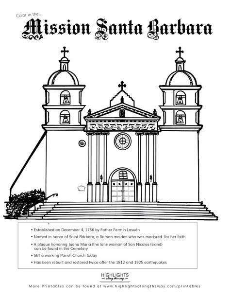 California Road Trip Coloring Pages