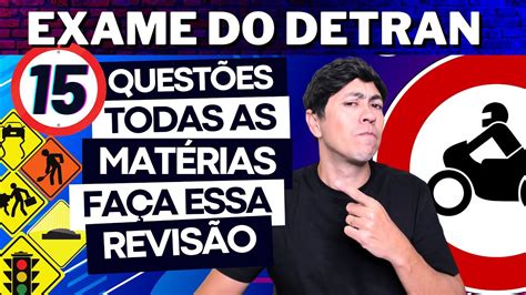 Prova Te Rica Do Detran Revis O De Legisla O Mais Quest Es