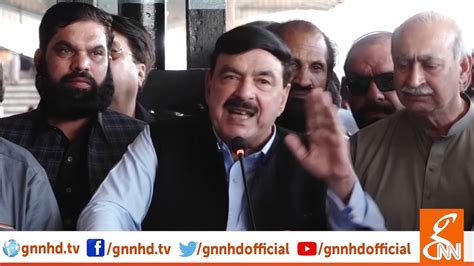 Railway Minister Sheikh Rasheed Media Talk Gnn 6 June 2019 Youtube