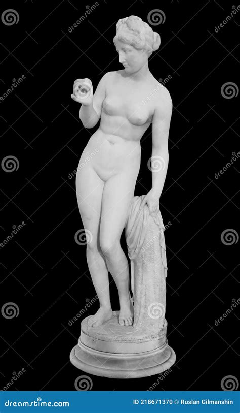 Ancient Marble Statue Of A Nude Woman Antique Naked Female Sculpture Stock Photo Image Of