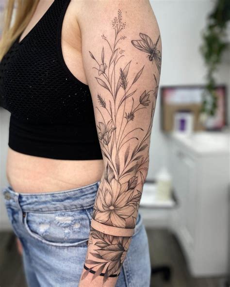 Best Wildflower Sleeve Tattoo Ideas That Will Blow Your Mind