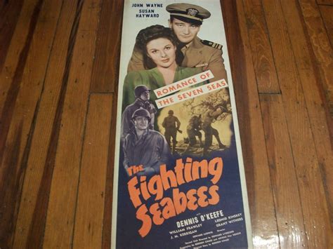 The Fighting Seabees poster Rare! 1944