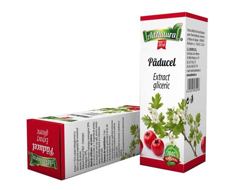 Extract Gliceric De Paducel Frunze Si Flori 50ml AdNatura Farmacie