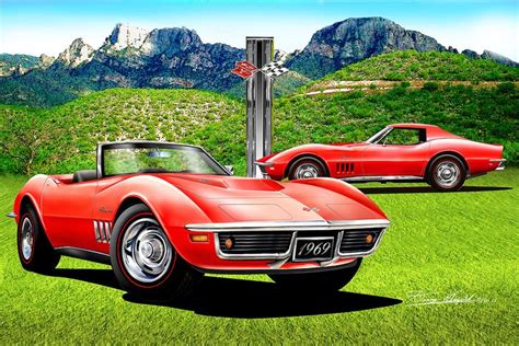 Pin By Tony Muller On Hot Rod Cartoons In 2020 Corvette Stingray