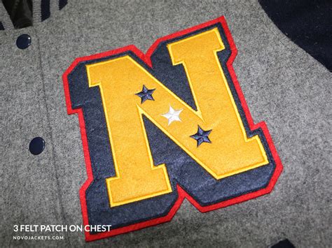 Letterman Jackets Embroidery / Patches Guide | Novo Jackets