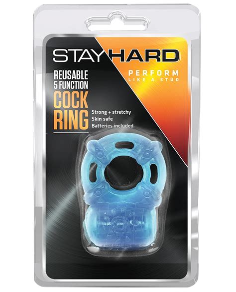 Blush Stay Hard Vibrating Reusable 5 Function By Blush Novelties