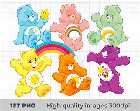 Care Bears Characters Clipart Care Bears Png Care Bears Png Images